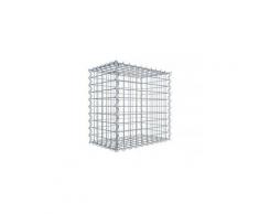 Gabione 50 cm x 50 cm x 30 cm (l x h x t), Maschenweite 5 cm x 5 cm, Spirale