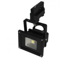 SYNERGY21 Stromschienen LED Fluter schwarz 10W 800lm 120° warmweiß EEK:A+