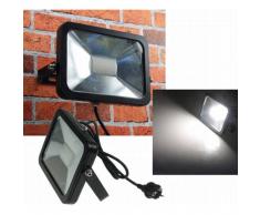 CHILITEC LED Fluter SlimLine 30W neutralweiß 2300lm IP44 schwarz EEK:A+