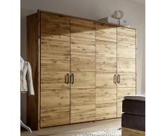 Kleiderschrank 244cm 'Graz' Wildeiche geölt