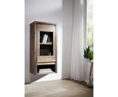 Vitrine 62x128cm 'Genua' Akazie gebürstet