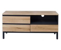 TV Board 107cm 'Tirana' Wildeiche Schwarz