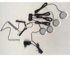 4er LED-Spot inkl. Touchsensor