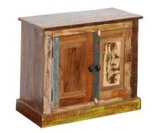 Badschrank 70x60cm 'Allegro' Altholz massiv bunt