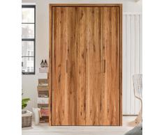 Kleiderschrank 133cm 'Alexandra' Wildeiche geölt