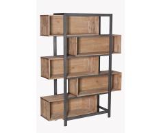Standregal 100cm 'Borneo' Wildeiche massiv