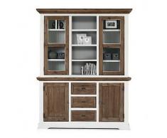 Buffet 167x210cm 'Gilbert' Akazie weiß & braun