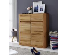 Schuhschrank 100x111cm 'Bayreuth' Kernbuche massiv