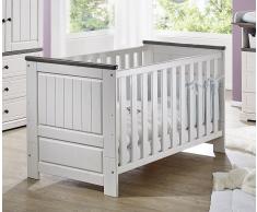 Babybett "Anna" Kiefer weiß FSC MIX 70%