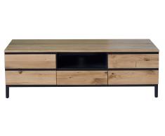 TV Board 160cm 'Tirana' Wildeiche Schwarz