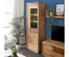 Vitrine 63cm 'Breslau' Wildeiche geölt
