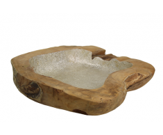 Dekoschale 60x60cm "Eva III" Teak massiv