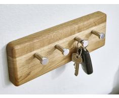 Schlüsselleiste 25cm 'Bayreuth' Wildeiche massiv