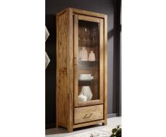Vitrine 74x190cm "Austin" Sheesham massiv
