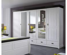 Kleiderschrank 5-trg.'Mailand-Kolonial' Kiefer weiß