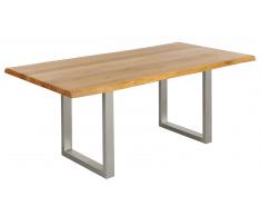 Baumtisch 200x100cm 'Amber II' Wildeiche massiv