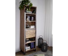 Standregal 62cm 'Genua' Akazie gebürstet