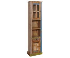Badschrank 45x190cm 'Allegro' Altholz massiv bunt