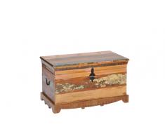 Couchtisch Truhe 91x53cm 'Allegro' Altholz massiv bunt