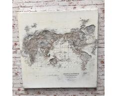 Wandbild 100x100cm "World" handgemalt