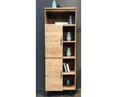 Standregal 65x190cm 'Wild Edge' Akazie massiv lackiert