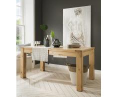 Esstisch 160(220)x90cm 'Kalmar' Kiefer massiv lackiert FSC MIX 70%