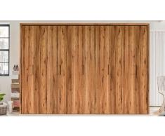 Kleiderschrank 316cm 'Alexandra' Wildeiche geölt