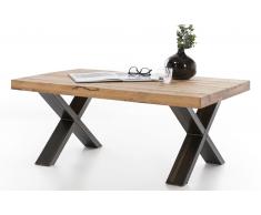 Couchtisch 120x70cm 'Bari' Wildbuche geölt massiv