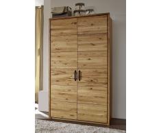 Kleiderschrank 106cm 'Salzburg' Wildeiche geölt
