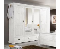 Kleiderschrank 4-trg. 'Jolina' Kiefer weiß