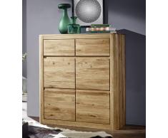 Schuhschrank 100x111cm 'Bayreuth' Wildeiche massiv