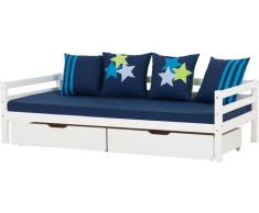 Hoppekids Matratze, Höhe ca. 12 cm, blau, 90x200 cm