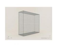 Gabione / Steinkorb 100 x 90 x 20 cm, Maschenweite 5 x 5 cm, Gabionen