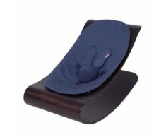Bloom Baby Lounger + Sitzauflage Frame Cappuccino Kissen Navy Blue Organic