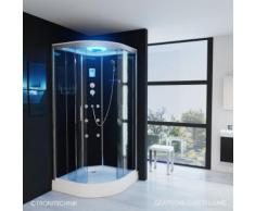 TroniTechnik Duschtempel Fertigdusche Duschkabine Dusche Glasdusche Eckdusche Komplettdusche S100Xc1