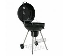 Bbq-Toro Kugelgrill "Birch", Holzkohle BBQ Grillwagen, Ø 57 cm
