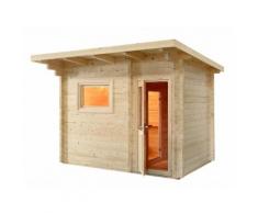 Sentiotec Domo Sauna Lava 341x230x270cm Saunakabine Außensauna