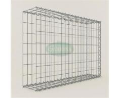 Anbau-Gabione Typ2 Steinkorb 100 x 70 x 20 cm, Maschenweite 5 x 10 cm, Gabionen