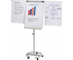 Flipchart Mobil Plus H:200cm 105x68cm 5 Rollen F2400N