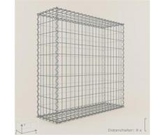 Anbau-Gabione Typ3 Steinkorb 100 x 100 x 30 cm, Maschenweite 5 x 10 cm, Gabionen