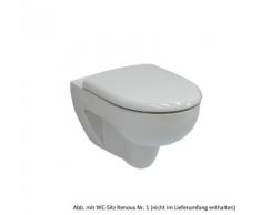 Keramag Wand-Tiefspül-WC Renova Nr. 1 ohne Spülrand/Rimfree, weiß KeraTect