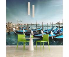 350x270 cm Fototapete Gondeln auf dem Canal Grande in Venedig