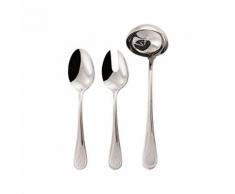 Sambonet Perles Edelstahl versilbert Servierbesteck 3tlg. S0038-S00014-52702-80