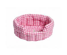 Tierkorb Groß Pink kariert 85x68x24cm, Win Green