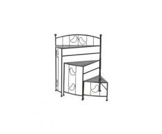 siena Garden Blumentreppe Birdy, granit-grau Metall granit-grau,53x31,5x65cm