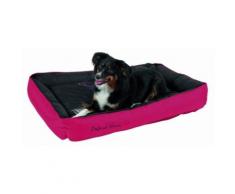 Kerbl Hunde Kuschelbett Oxford Place : 110 x 85 cm Schwarz/Brombeer