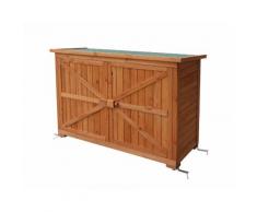 MCombo Gartenschrank Gerätescharank Gerätehaus Geräteschuppen Gartenhaus Holz