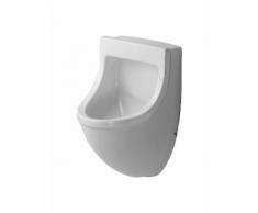 Duravit Starck 3 Urinal 350 x 350 mm mit Zulauf von hinten, absaugend und Fliege -... 0821350007
