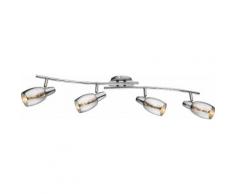 Deckenbogen Carson Strahler Deckenlampe Chrom 54986-4