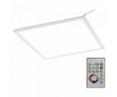 LED Panel Rasterleuchte mit Fernbedienung, Rgbw, dimmbar, 450 x 450 mm